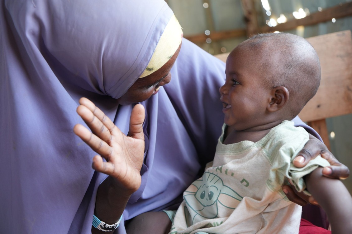 Health and nutrition programs support families impacted by the drought in Somalia.