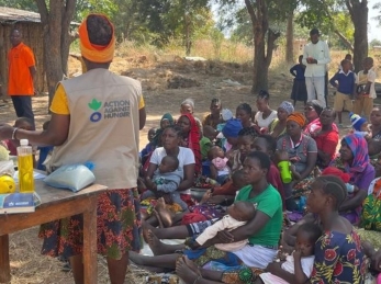 Nutrition education session done at Mzogole village during the VHND.